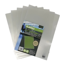 Flipfile Recycled Cutflush Folder A4 Clear - Pack of 25